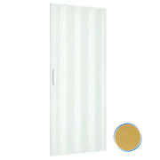 Porta a soffietto da interno in kit in PVC Frassino 82x210 cm mod. Simona