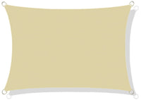AIO FACTORY Vela ombreggiante impermeabile 3x2m Beige per il relax in giardino