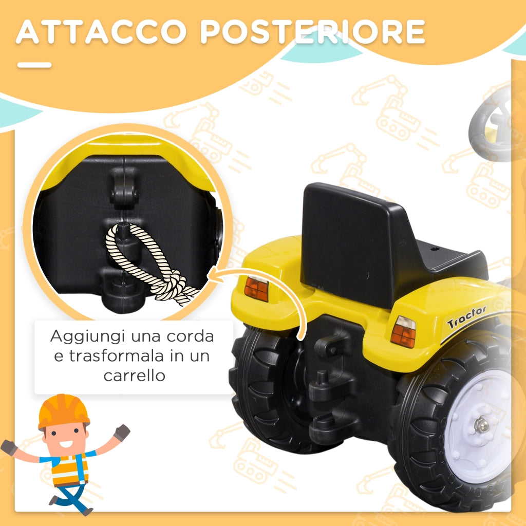Giocattolo Escavatore con Ruspa ¨C Zephmum ¨C Giallo per Bambini 3 Anni