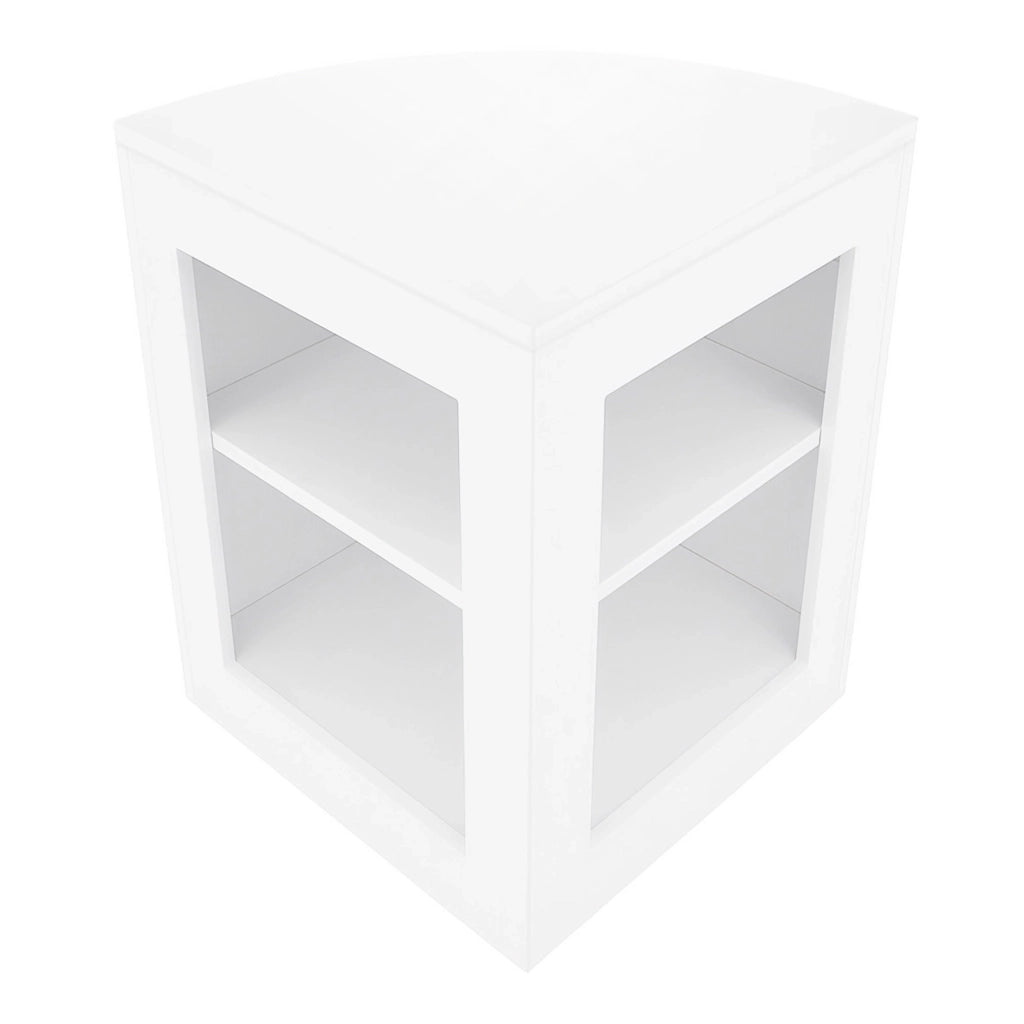 Set Banconi Negozio Bianco Luna LED B900 CM60 TB60 con Serrature e Vetrina