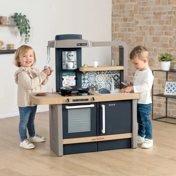Cucina scalabile Smoby Tefal - Per bambini dai 3 anni - Con zoccoli rimovibili - 31 accessori inclusi