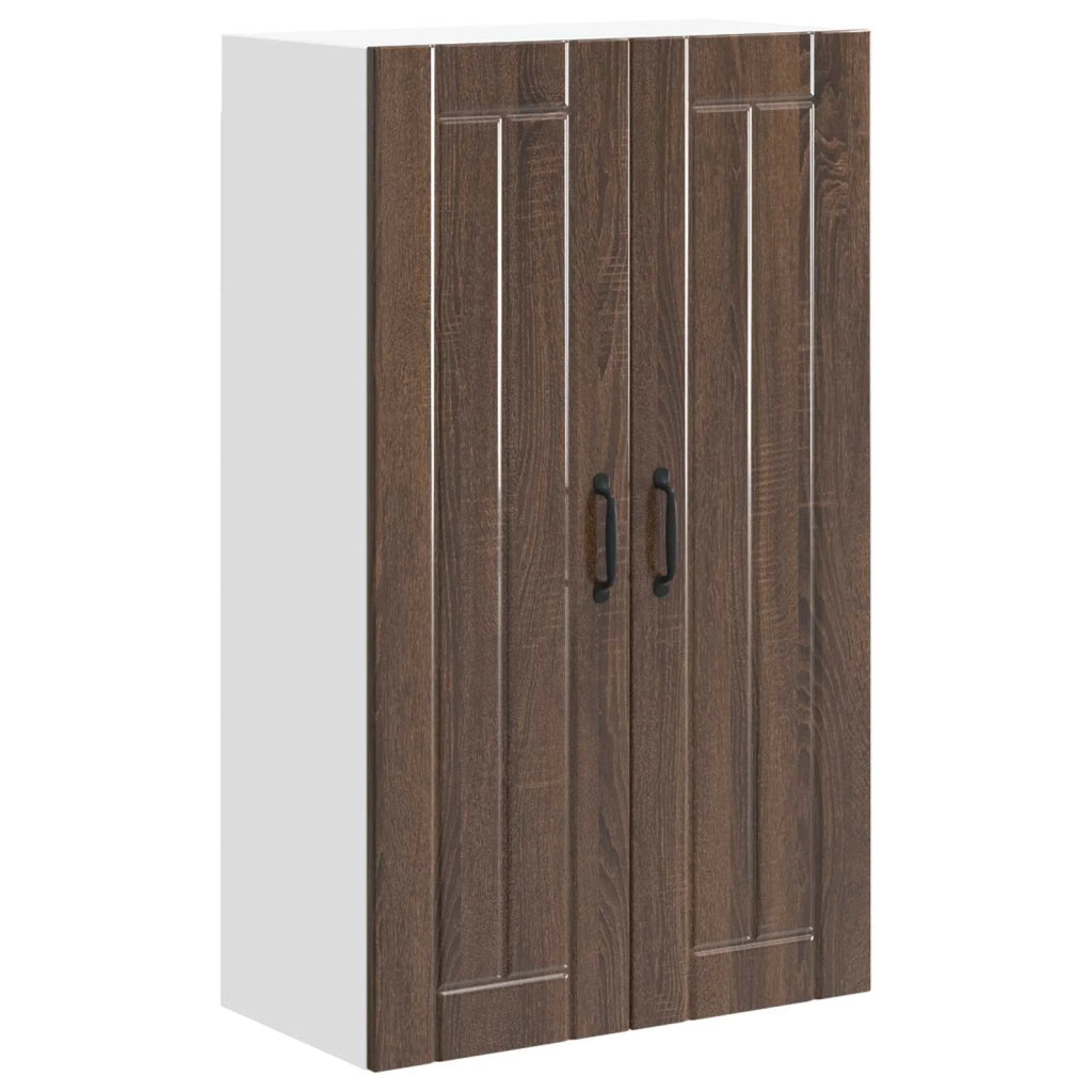 Armadietto a muro LUCCA Rovere Marrone 60 x 31 x 100 cm