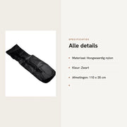 Borsa per Skateboard/Longboard - Nylon - Nero - 110 x 35 cm - Spazio di Stoccaggio Pratico