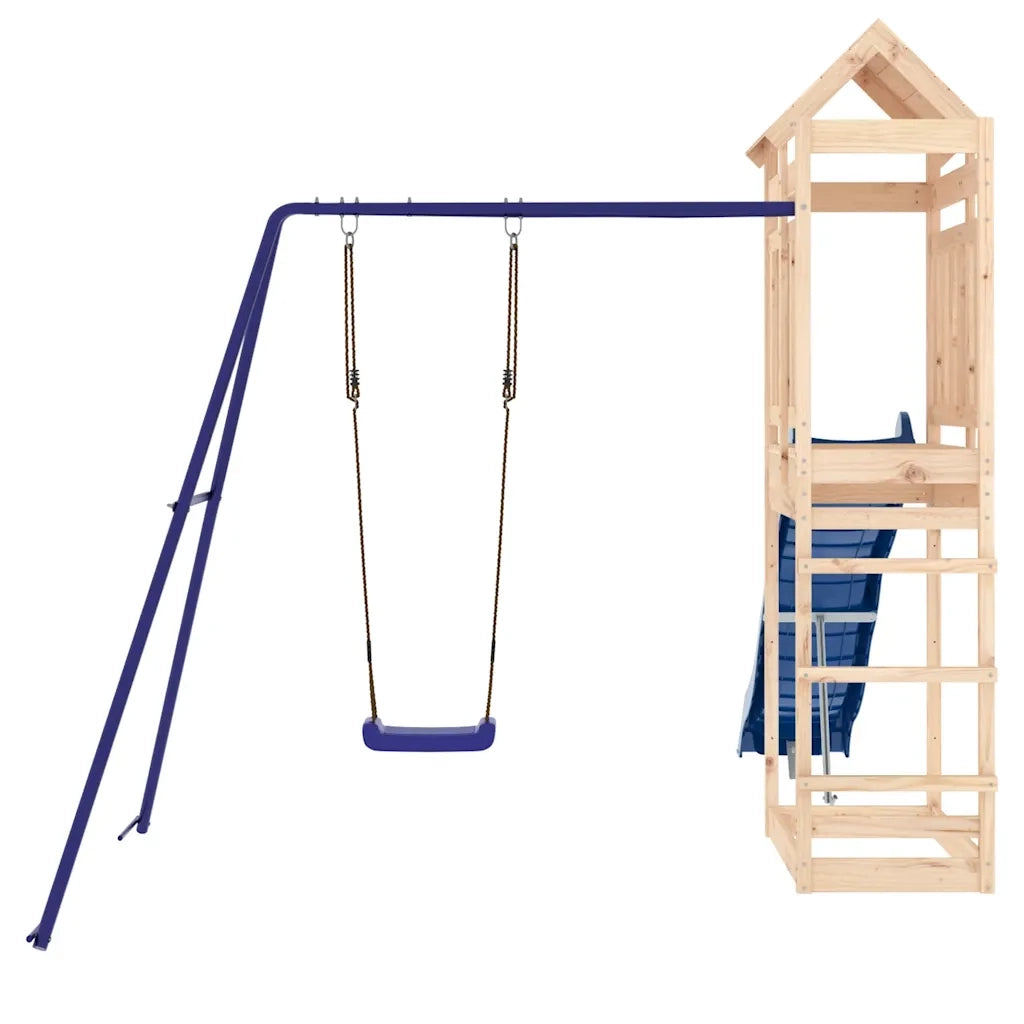 Set da Gioco da Esterno in Legno Massello di Pino CFW5061221