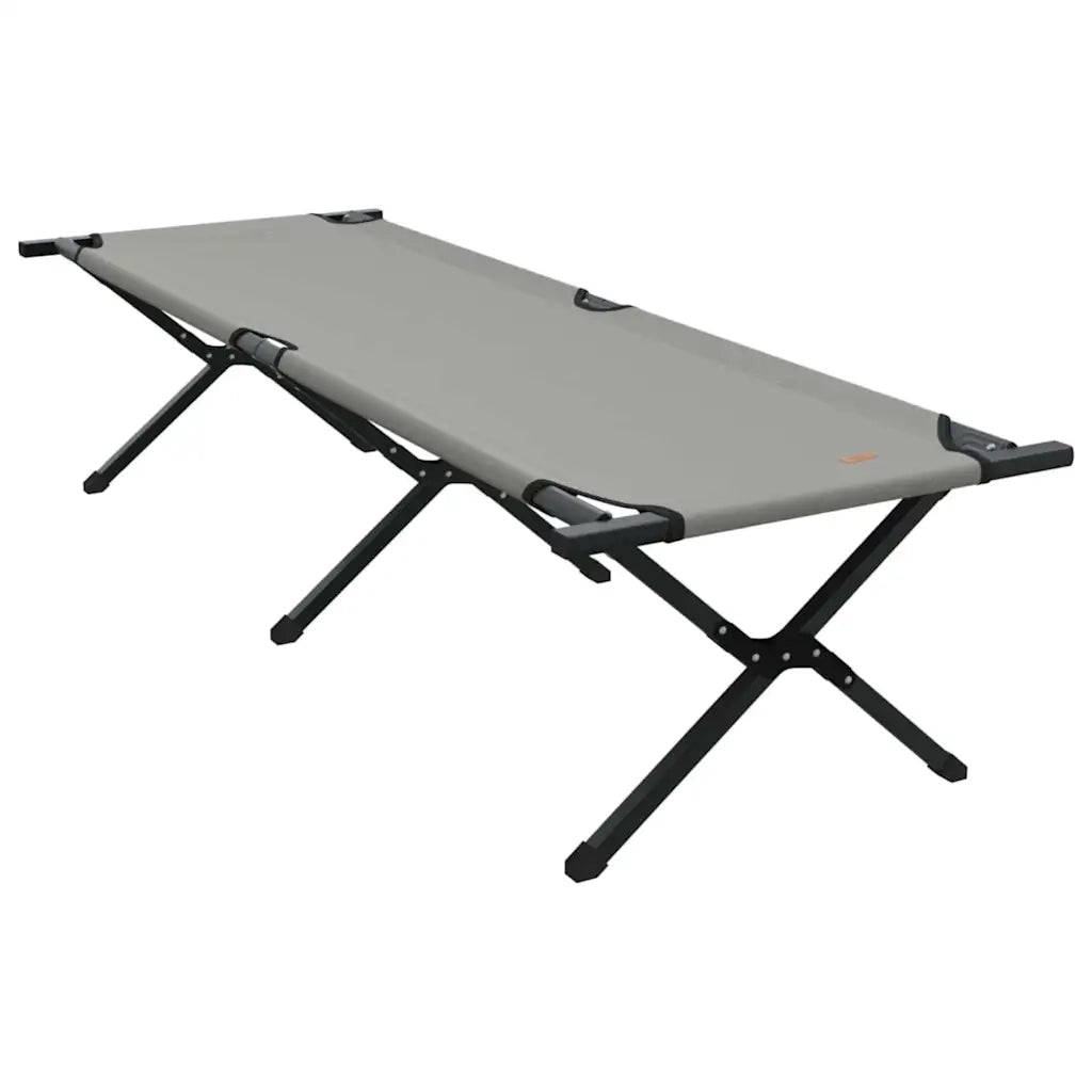 Letto da campeggio pieghevole Grigio Tessuto Oxford