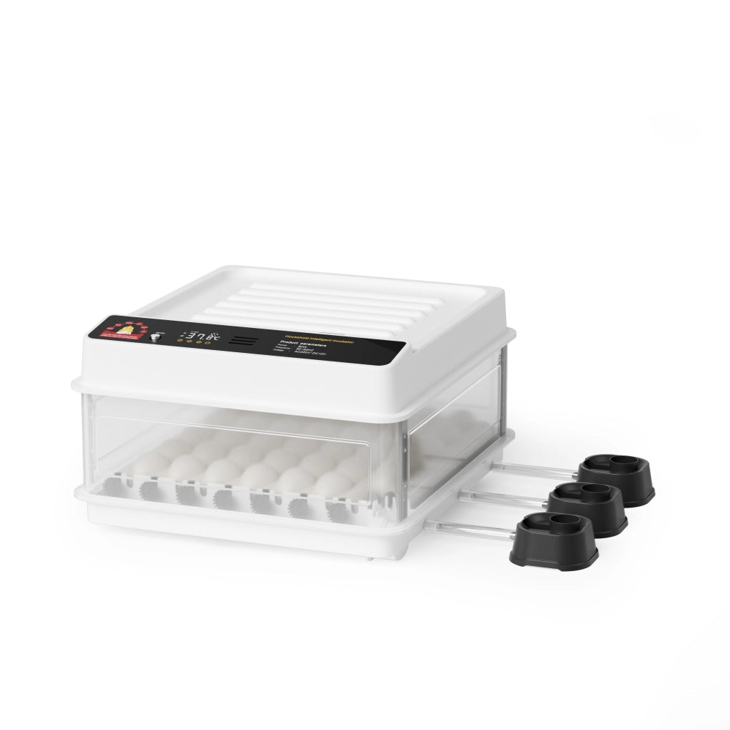 Fudajo Incubatrice per uova automatica, incubazione per 36 uova, 45 W con sistema di rotazione, controllo della temperatura e regolazione dell'umidità, allevamento pulcini