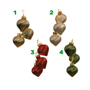 PENDAGLIO 3 CIPOLLE IN VETRO