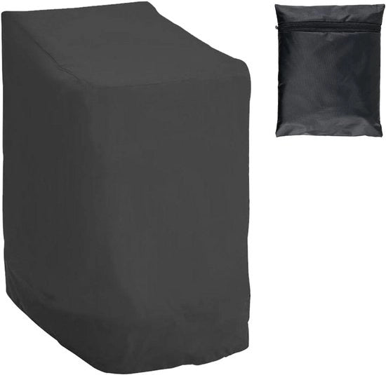 Copertura acquatica per sedile esterno, pieghevole, Oxford 210D, esterno, duraturo - Nero