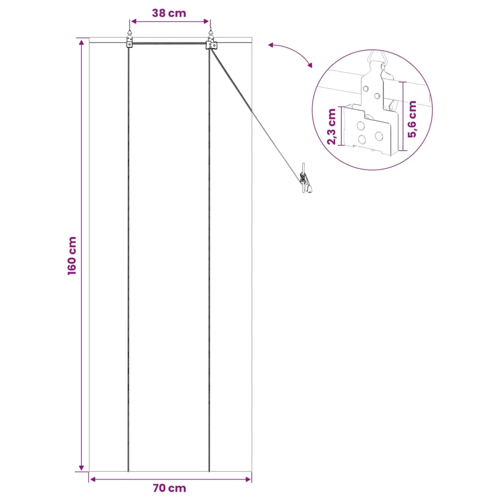 Tenda a rullo Naturale 70 x 160 cm Bambù 42040562