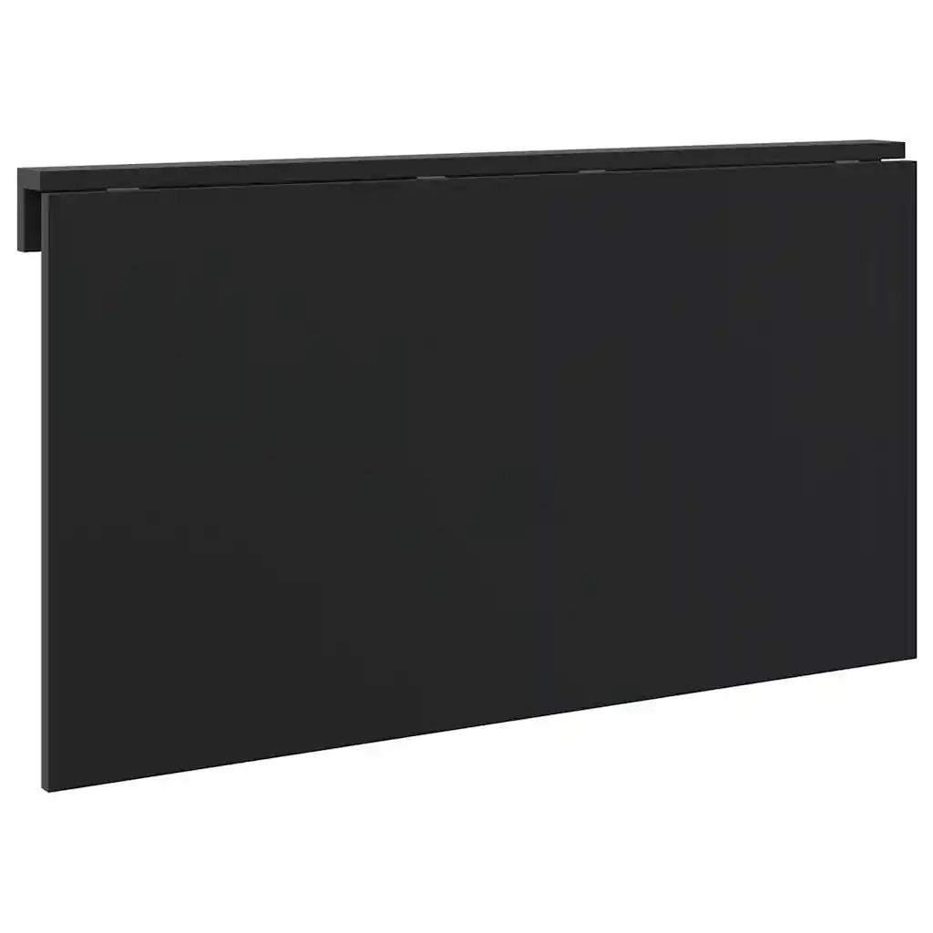 Tavolino da Parete Pieghevole Nero 110x38x75 cm in Multistrato CFW6442426