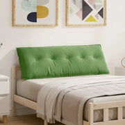 Cuscino per Schiena Verde chiaro 140 x 50 cm Tessuto in Cords 42014850