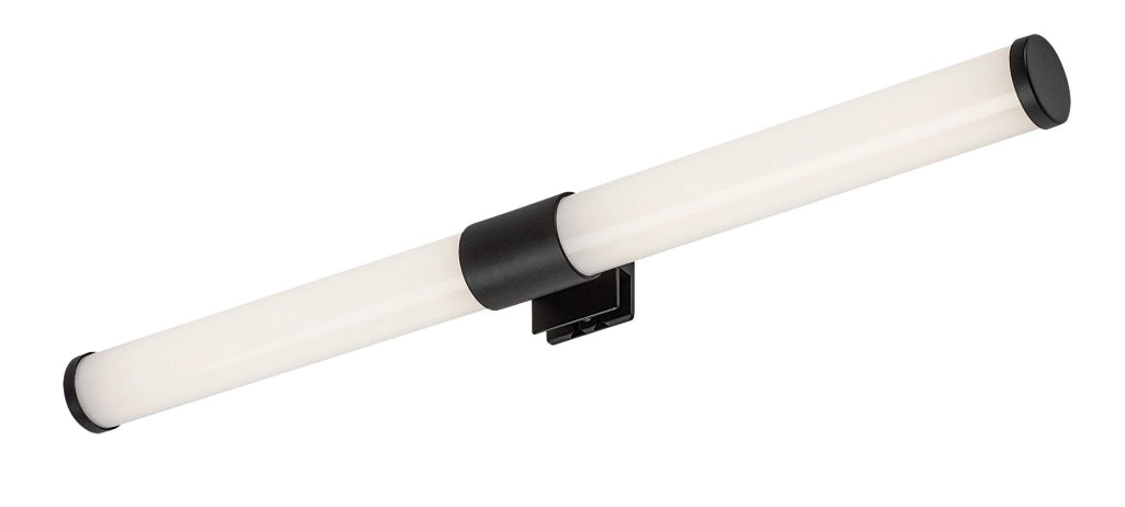 Applique bagno LED 6W Zain nera 40 cm IP44 Rabalux