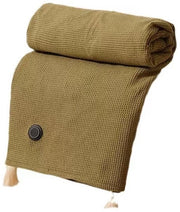 Schiacciapatate elettrico, cappuccio riscaldante, riscaldamento grafeno, 3 livelli, caricatore USB auto, esterno - verde