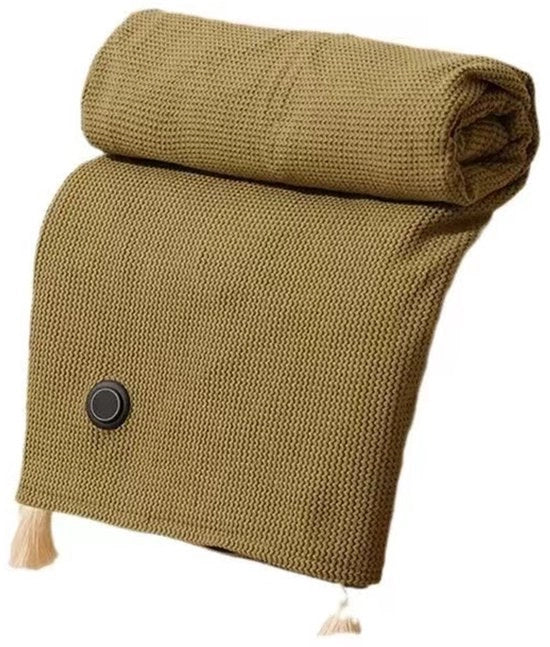 Schiacciapatate elettrico, cappuccio riscaldante, riscaldamento grafeno, 3 livelli, caricatore USB auto, esterno - verde