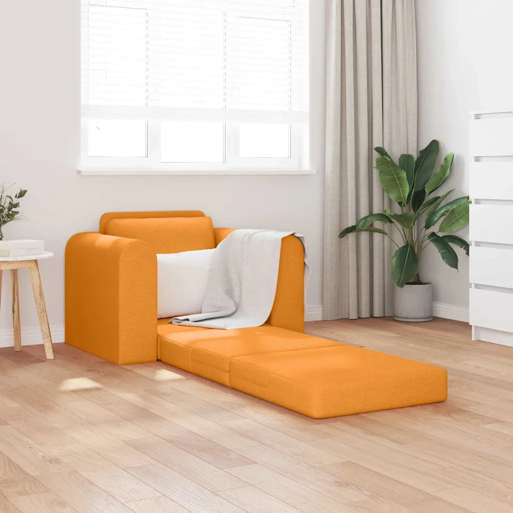 Divano letto-Sofa Letto-Daybed Giallo Scuro 98 x 71 x 83 cm Tessuto