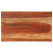 Piano Tavolo in Legno Massello di Acacia 25-27 mm 60x100 cm