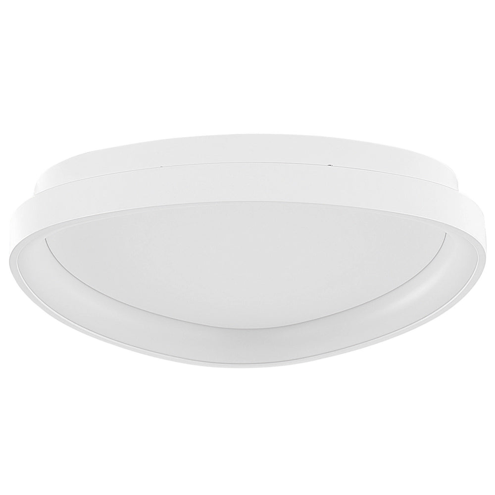 Lampada da soffitto in acciaio bianco acrilico luci a LED integrate a forma di triangolo illuminazione moderna plafoniera