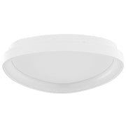 Lampada da soffitto in acciaio bianco acrilico luci a LED integrate a forma di triangolo illuminazione moderna plafoniera