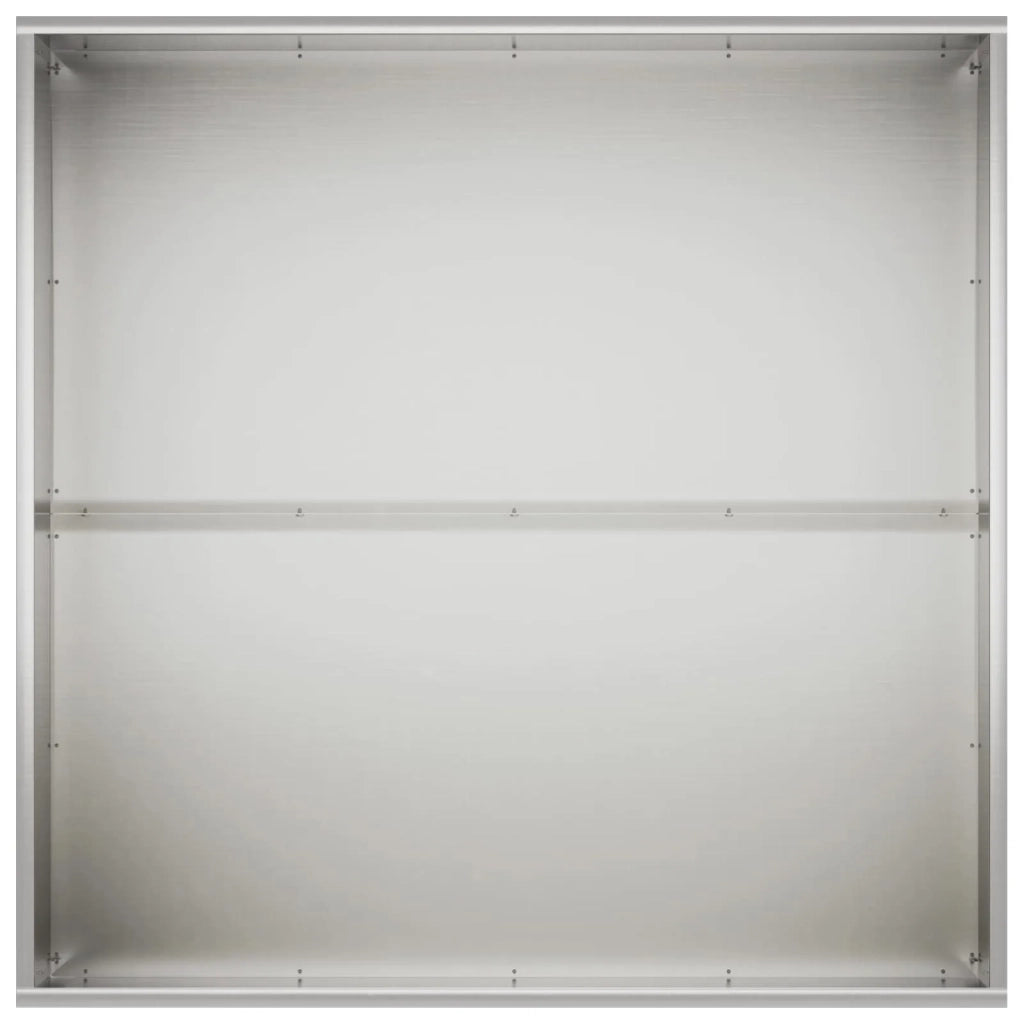 Vaso da giardino Argento 80 x 80 x 40 cm Acciaio Inox 8005114