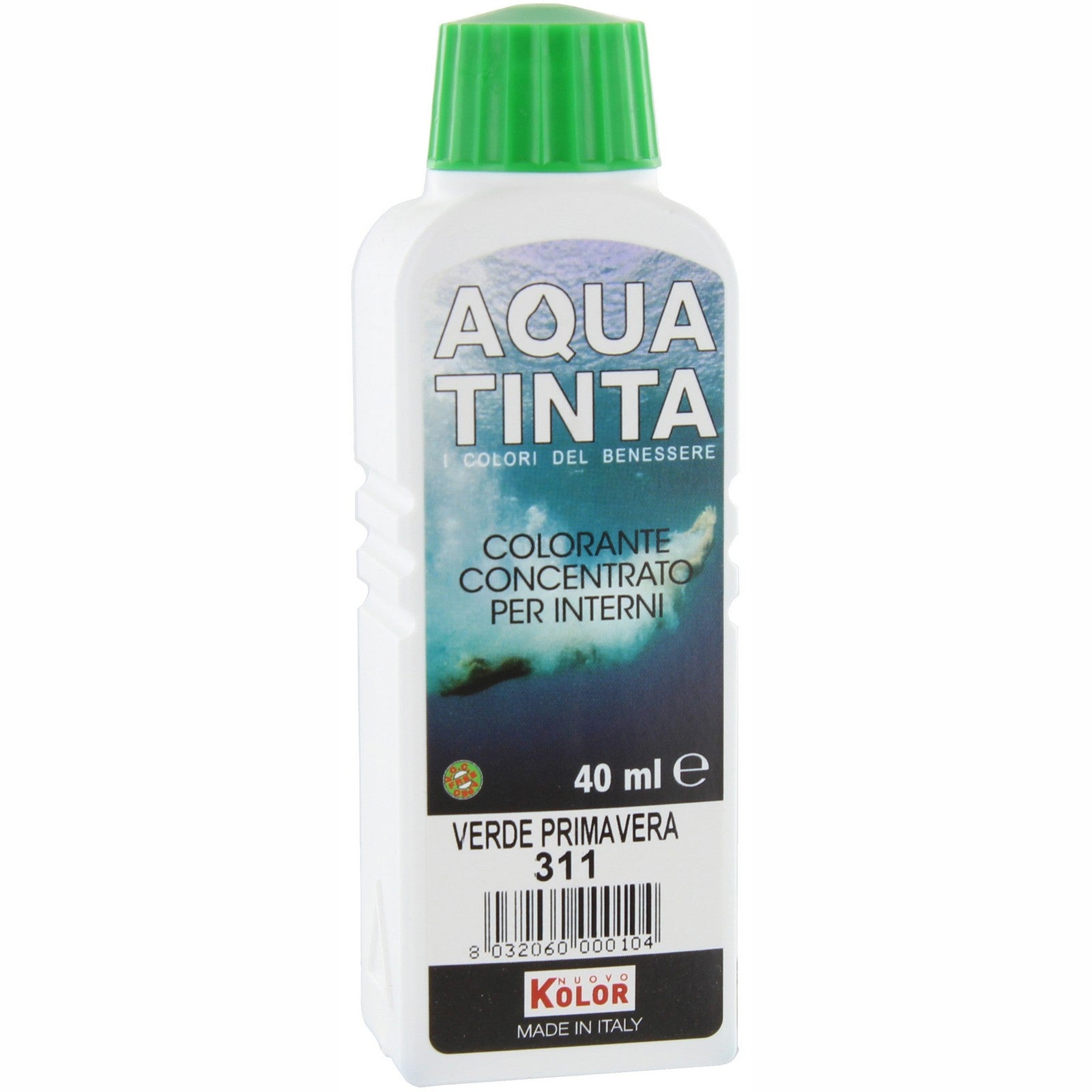 aquatinta per interni ml.40 311 verde primavera cod:ferx.7466