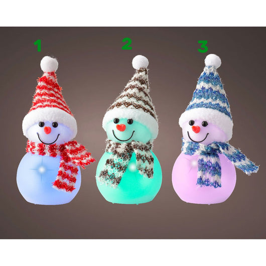 PUPAZZO DI NEVE LED MULTI