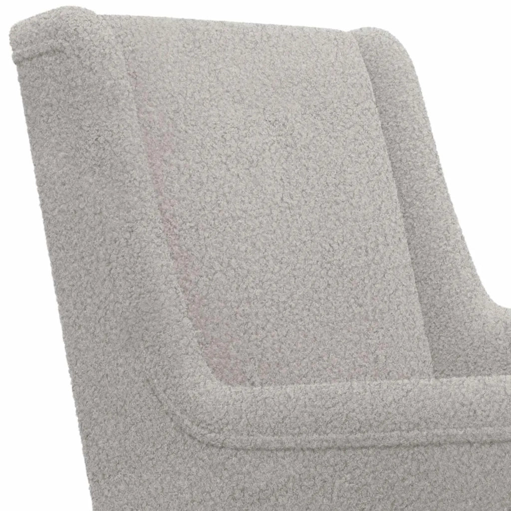 Poltrona | Sedia Relax Grigio Chiaro Boucl¨¦