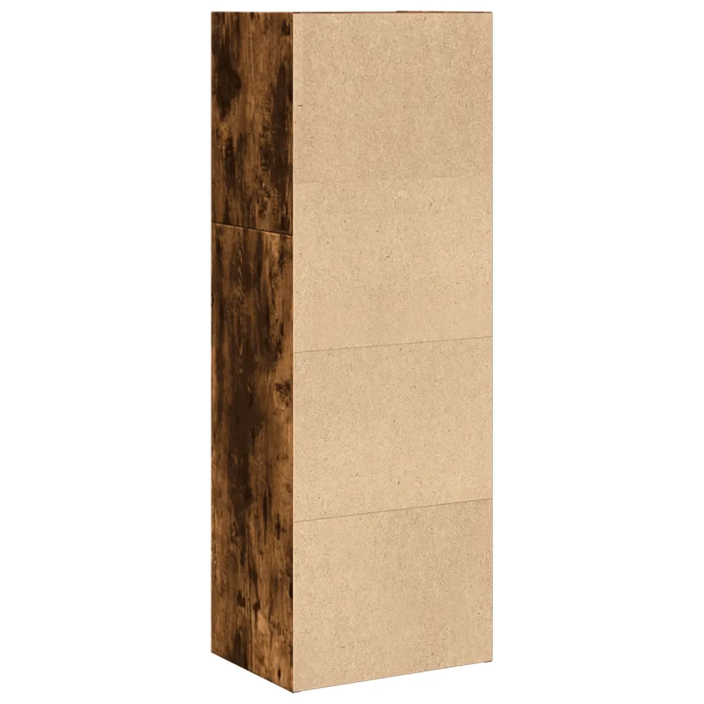 vidaXL Libreria Rovere Fumo 40x30x114 cm in Legno Multistrato