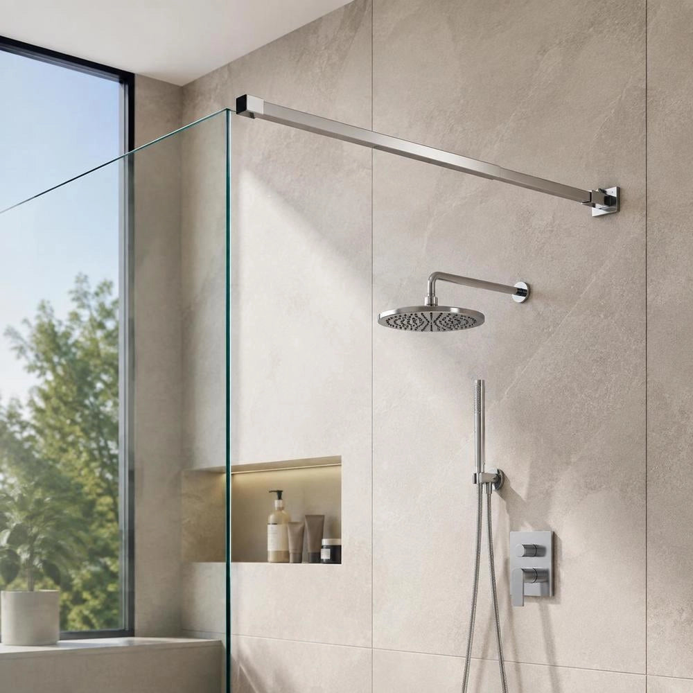 Stainless Steel Shower Wall Stabilizing Bar 70-120 Cm