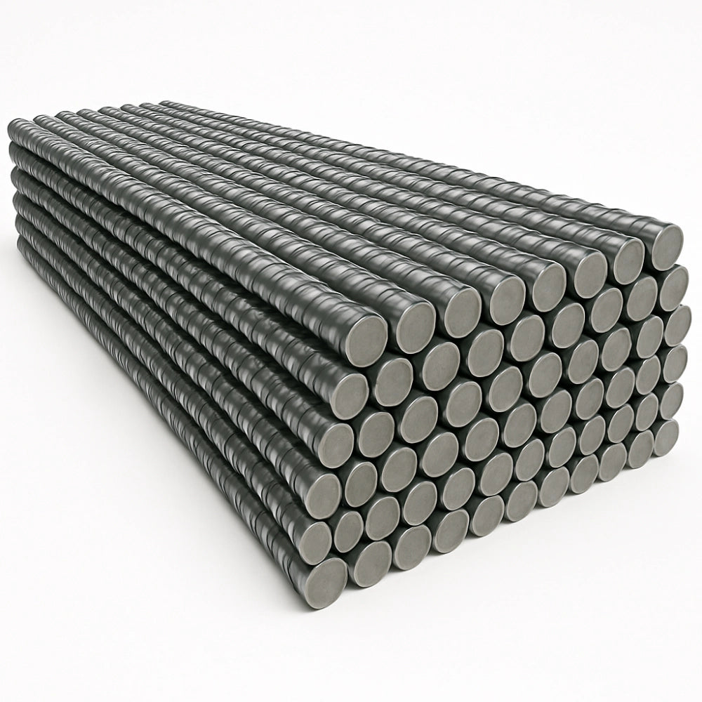 Tondino ferro zigrinato 1,2 m barra armatura cemento edilizia pezzi 100 *** misura Ø 12 mm, confezione 1