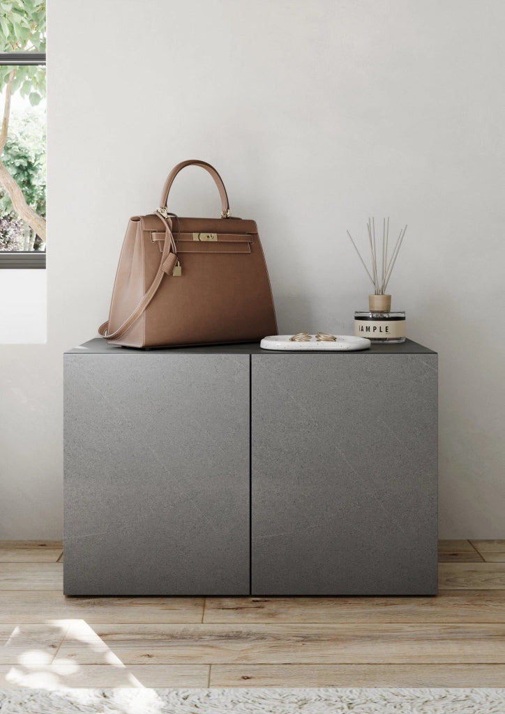 Scorrano, Mobile da Ingresso 2 Paia, 63x35x41h cm Grigio
