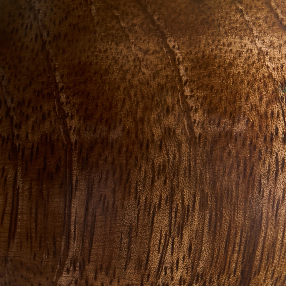 Lampada da tavolo in carta beige e legno di mango per soggiorno e camera da letto stile moderno e contemporaneo