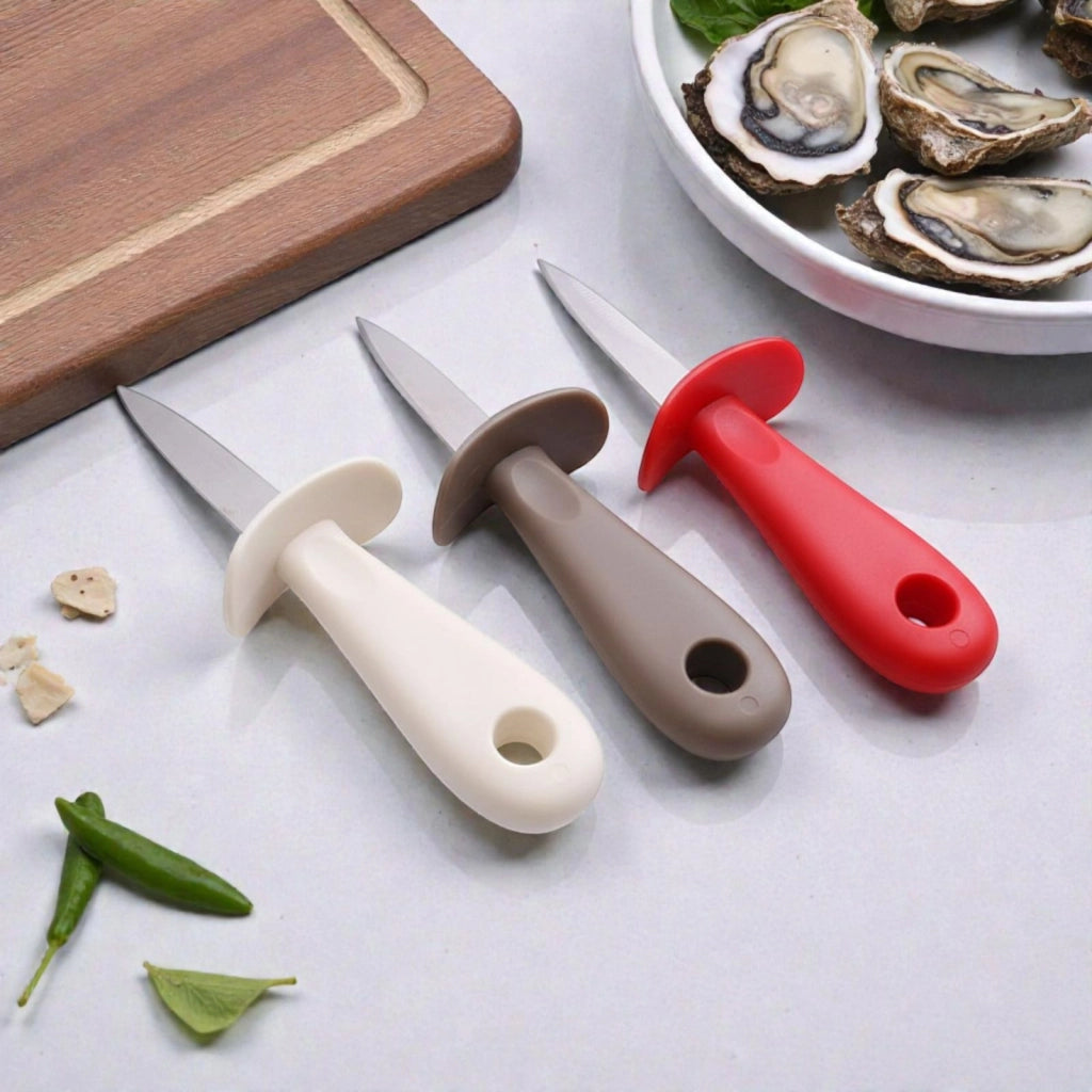 Coltello Apri Ostriche Capesante Frutti Mare Apriostriche Acciaio Colore Casuale
