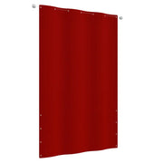 Paravento per balcone frangivista 140 x 240 cm tessuto Oxford rosso 02_0010350