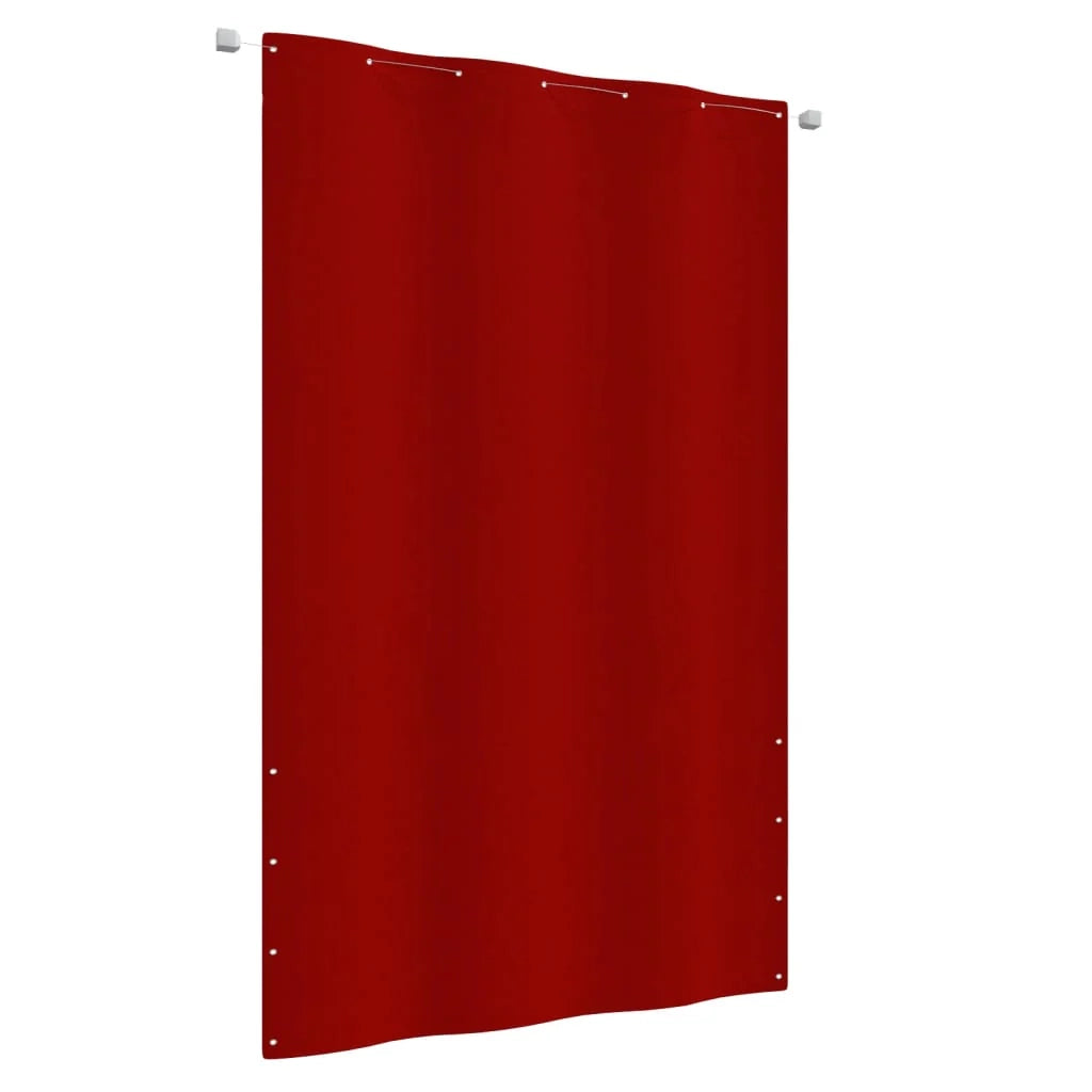 Paravento per balcone frangivista 140 x 240 cm tessuto Oxford rosso 02_0010350