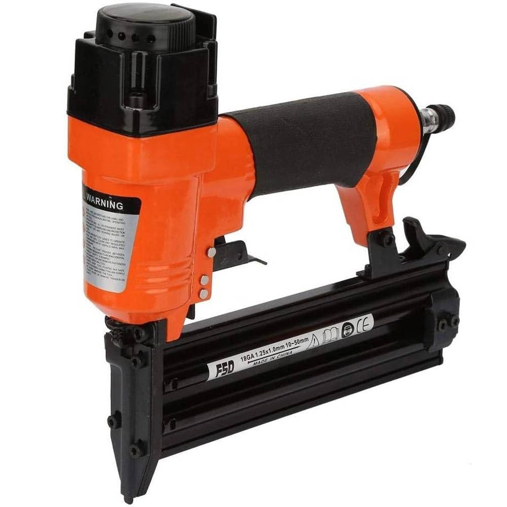 Trade Shop - Chiodatrice Graffettatrice Spillatrice Ad Aria Compressa 10-50mm Pneumatica F50 -