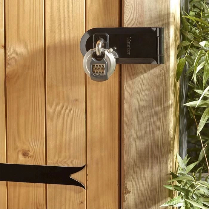 BLOCCO MASTER Lucchetto a disco esterno combinato - Alta sicurezza - Impugnatura protetta