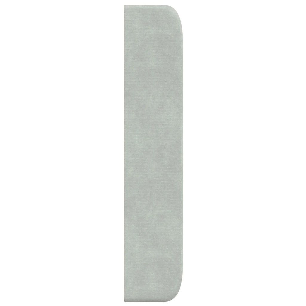 Orecchia della Testata Grigio chiaro 80 x 16 x 4 cm Velluto CFW3518955