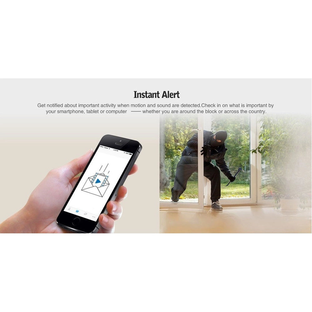 Trade Shop - 4ch Canali Wifi Dvr Nvr Kit Wifi Ip Camera Segnale 300 Metri Con 4 Telecamere -
