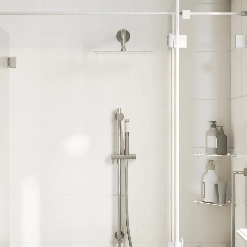 vidaXL Testa Doccia a Pioggia Acciaio Inox 304 30x20 cm Rettangolare