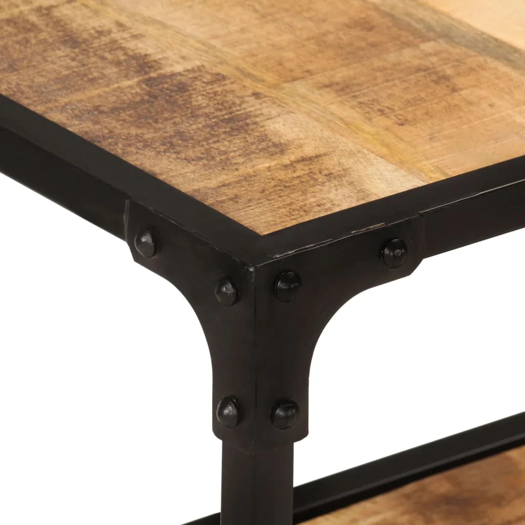 Mobile TV multimediale mensola TV credenza TV sala da pranzo soggiorno camera da letto 150 x 30 x 41 cm legno massello di mango marrone 02_0025963