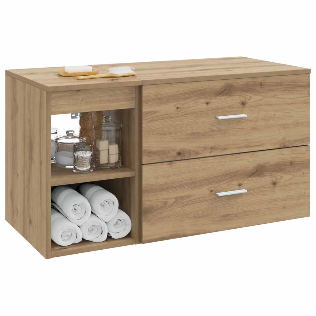 Set di mobili per il bagno 2 pcs Rovere Artigianale 3403943