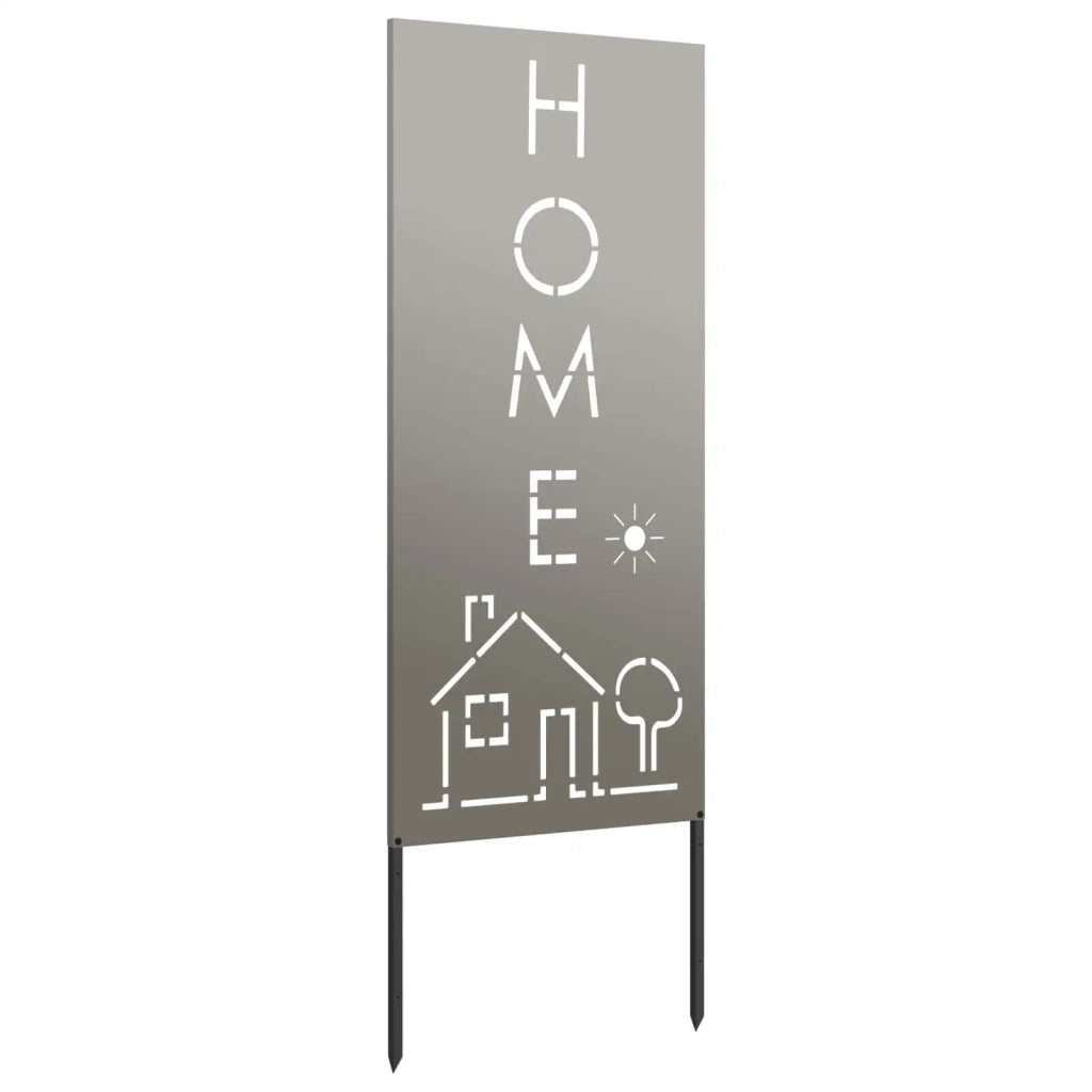 Schermo per privacy in giardino Traforo Ruggine 50 x 140 cm CFW5028393