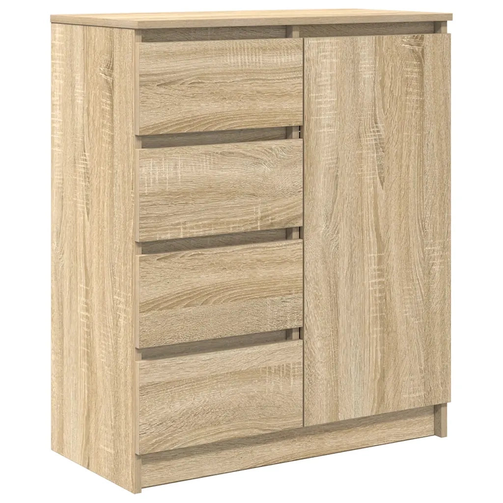 Credenza | Madia | Buffet da pranzo | Armadio da pranzo con Cassetti Rovere Sonoma 71x35x84 cm in Truciolato