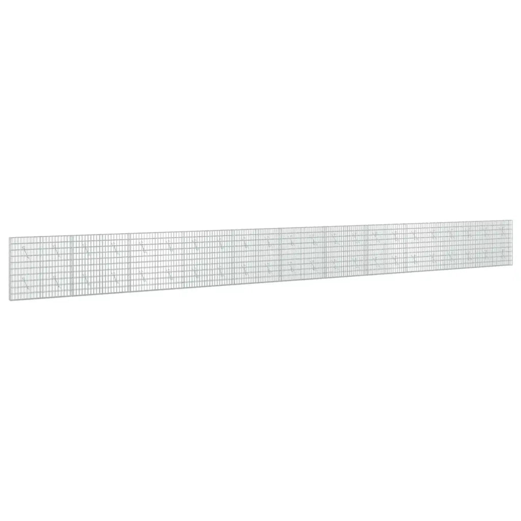 Gabione con Filo da 3,5 mm e Rete da 5x10 cm 1100x10x100 cm 3462544