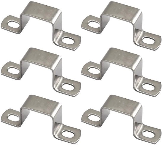 Chiodi a coda quadrata - acciaio inossidabile - set da 6 - 30x30 mm