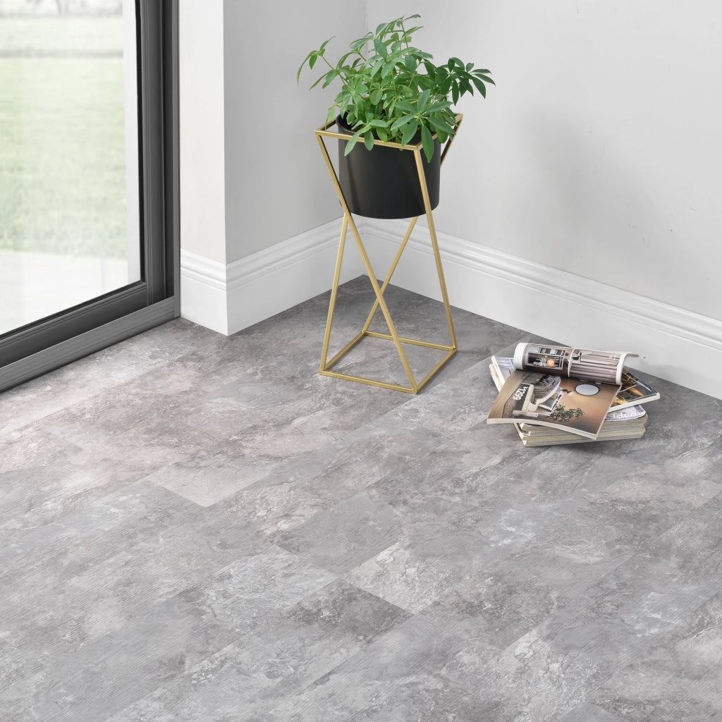 Piastrelle Adesive in PVC (7 listoni = 0,975 m²) Laminato Vinilico Fai da Te Pavimentazione Autoadesiva Rivestimento per