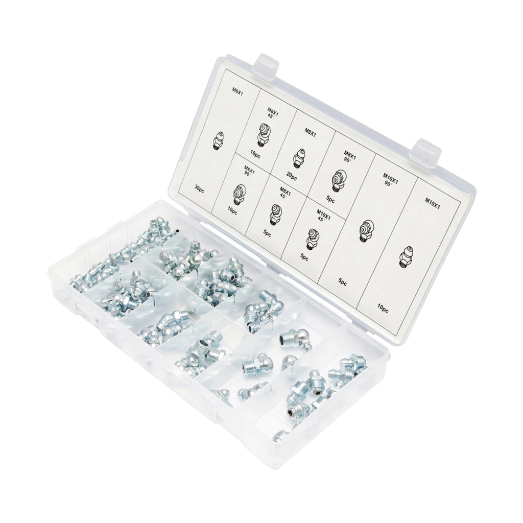 Set di 100 ingrassatori metrici.