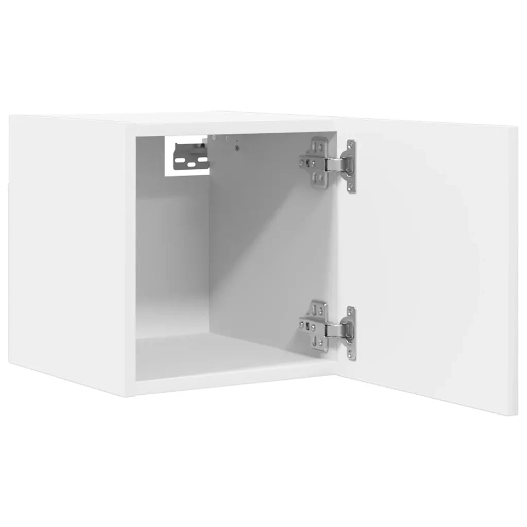 Mobili Porta TV a Parete 4pz Bianchi 30,5x30x30 cm 804483
