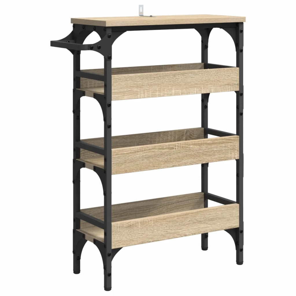 Carrello da Cucina Rovere Sonoma 53 x 20 x 76 cm 883019