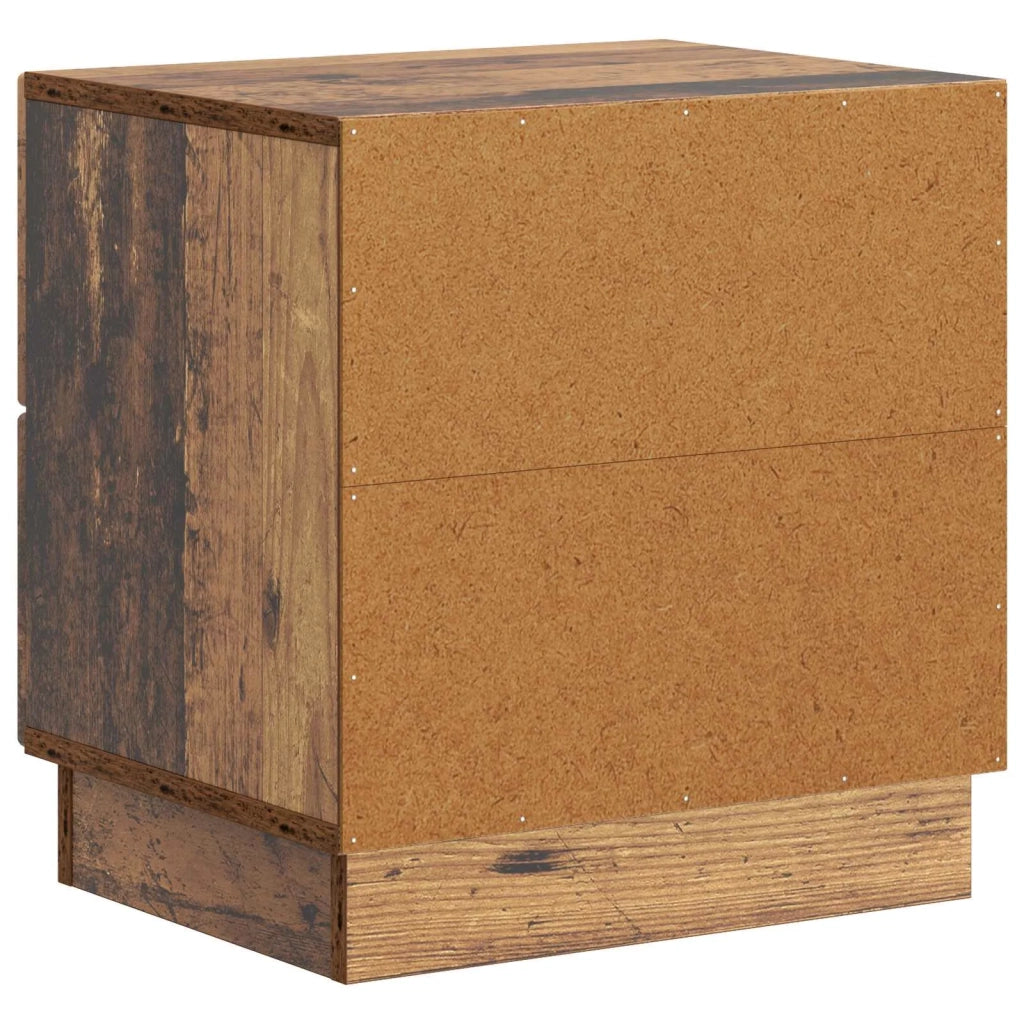 Armadio da Notte 2 pcs Legno antico 43 x 34,5 x 44,5 cm 895232